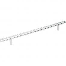 Hardware Resources 304PC - 224 mm Center-to-Center Polished Chrome Naples Cabinet Bar Pull