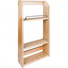 Hardware Resources SPR15A - 15'' Wood Door Mount Spice Rack