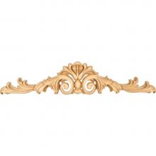 Hardware Resources ONL-10-24-HMP - 24'' W x 1-1/8'' D x 5'' H Hard Maple Acanthus Onlay