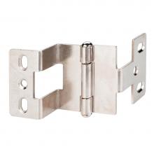 Hardware Resources 9975BN - Bright Nickel Heavy Duty 3-Knuckle 270 Degree 3/4'' x 3/4'' Hinge 19 mm x 19 m