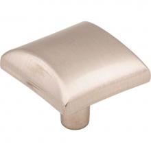 Hardware Resources 525SN - 1-1/8'' Overall Length Satin Nickel Square Glendale Cabinet Knob