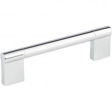 Hardware Resources 645-128PC - 128 mm Center-to-Center Polished Chrome Knox Cabinet Bar Pull