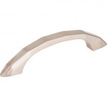 Hardware Resources 423-3SN - 3'' Center-to-Center Satin Nickel Arched Geometric Drake Cabinet Pull