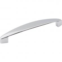 Hardware Resources 308-128PC - 128 mm Center-to-Center Polished Chrome Asymmetrical Belfast Cabinet Pull