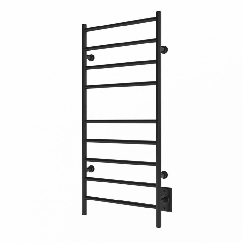 18''x40'' Kontour Linear Electric Hardwired Towel Warmer - Matte Black