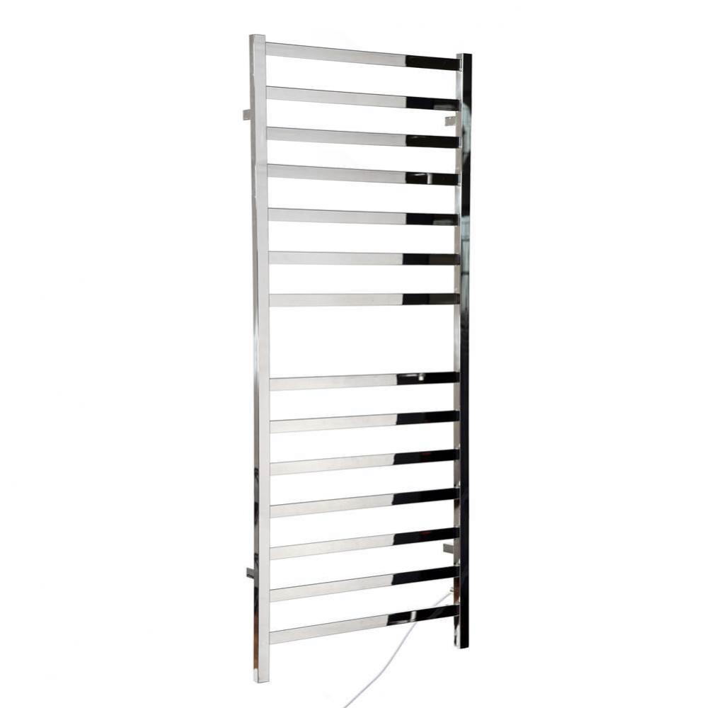 24''x60'' Kontour Square Electric Hardwired Towel Warmer - Chrome