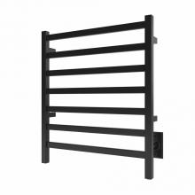 ICO Bath K6015W - 24''x27'' Kontour Square Electric Hardwired Towel Warmer - Matte Black