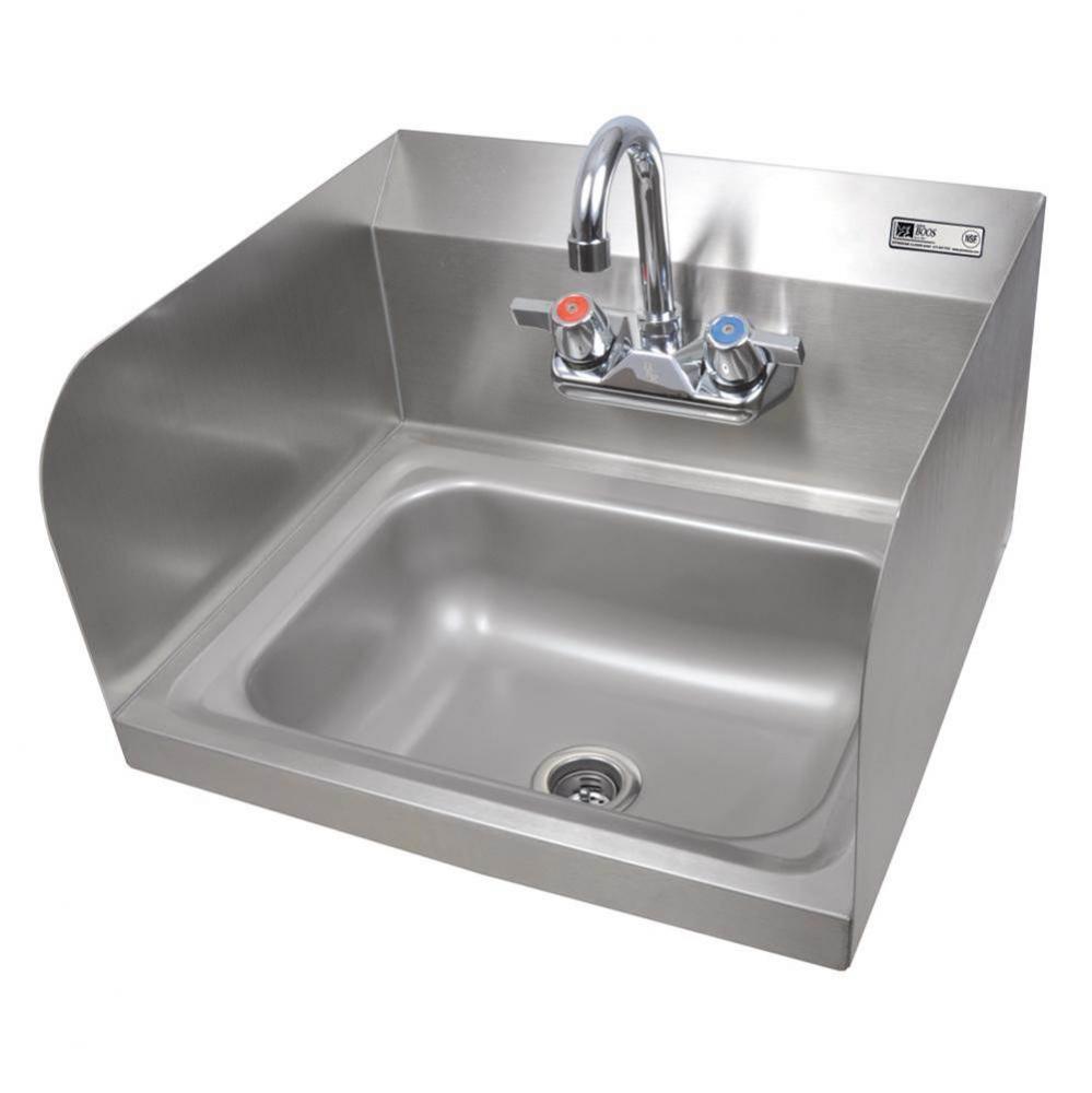 1-14X10X5 WM HNDSNK, SSLR W/FAUCET