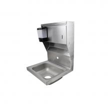 John Boos PBHS-W-1410-1-SDTD - W-MNT HAND SINK 14X10X5