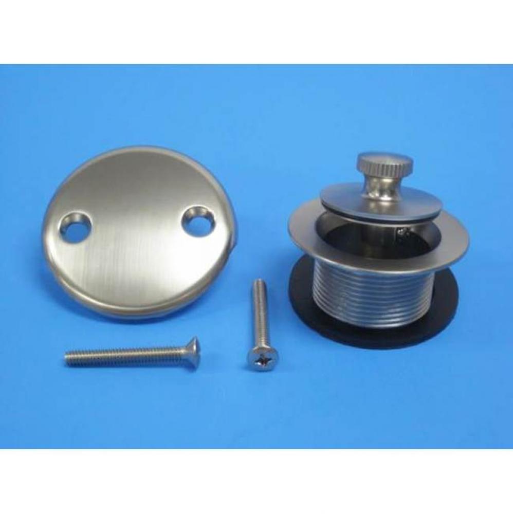 1-1/2'' Lift & Turn PVD Polished Brass 3/8'' stem with two hole face plate