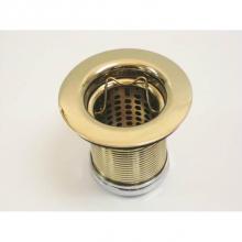 JB Products 1134HPVD - Deep Duplex Bar Strainer PVD Polished Brass