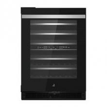 Jenn-Air JUWFL242HM - 24'' Wine Cellar, Noir Style, Dual Temp Zone, 6 Extendable Racks, Auto Defrost, Left Hin