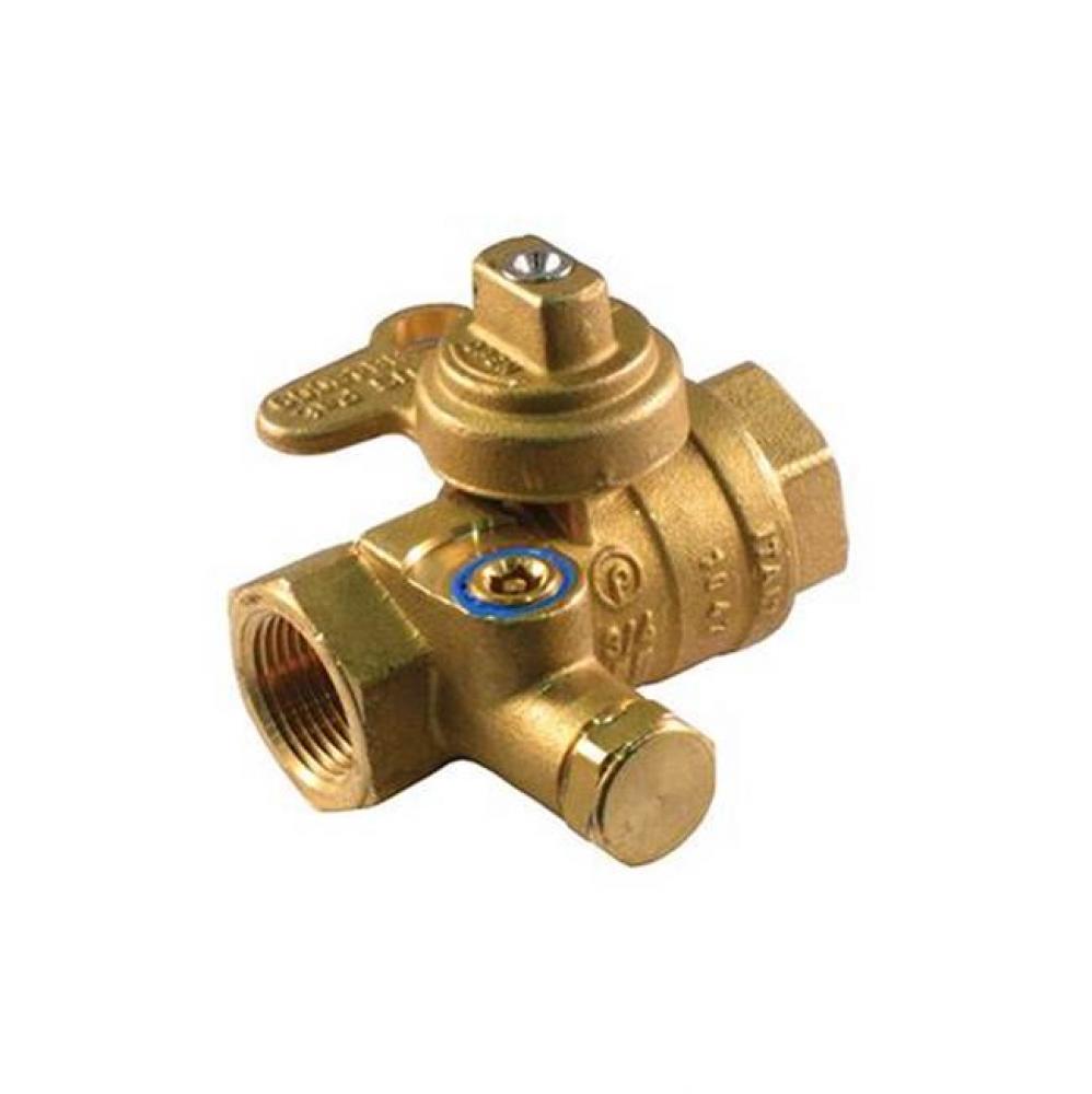 Utility Gas Ball Valve, Full Port, Service Bypass, 175 Psig 2''