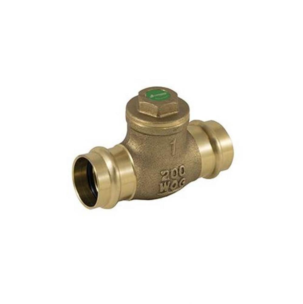 Horizontal Swing Check Valve, Press Connection, Class 125, 200 Wog 1-1/4''