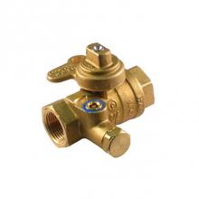 Jomar International LTD 244-008B - Utility Gas Ball Valve, Full Port, Service Bypass, 175 Psig 2''