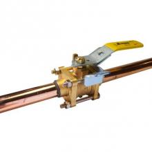 Jomar International LTD 500-803 - Oxygen Cleaned For Medical Gas, 3 Piece 4 Bolt, Copper Stub Connection, 600 Wog 1/2''