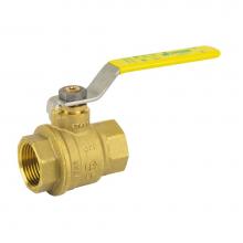 Jomar International LTD 100-405G - 2 Piece, Full Port, Threaded Connection, Dezincification Resistant Brass, 600 Wog 1''