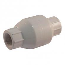 Jomar International LTD 210-304 - PVC, In-Line Check, Schedule 40, Threaded Connection, 150 WOG