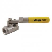 Jomar International LTD 100-936DH - Standard Port, 2 Piece, Threaded Connection, 2000 Wog, With Spring Return Handle 1-1/4''