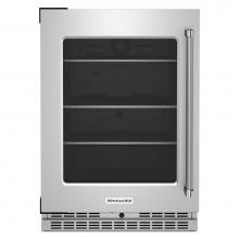 Kitchen Aid KURL314KSS - 24 Kad Step Left Swing Refrigerator