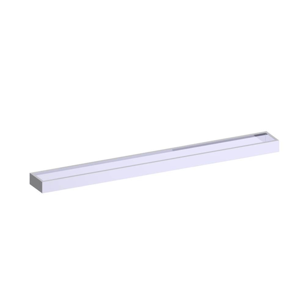 BERLIN - 18-inch Bathroom Towel Bar (Solid Back)-Polished Chrome