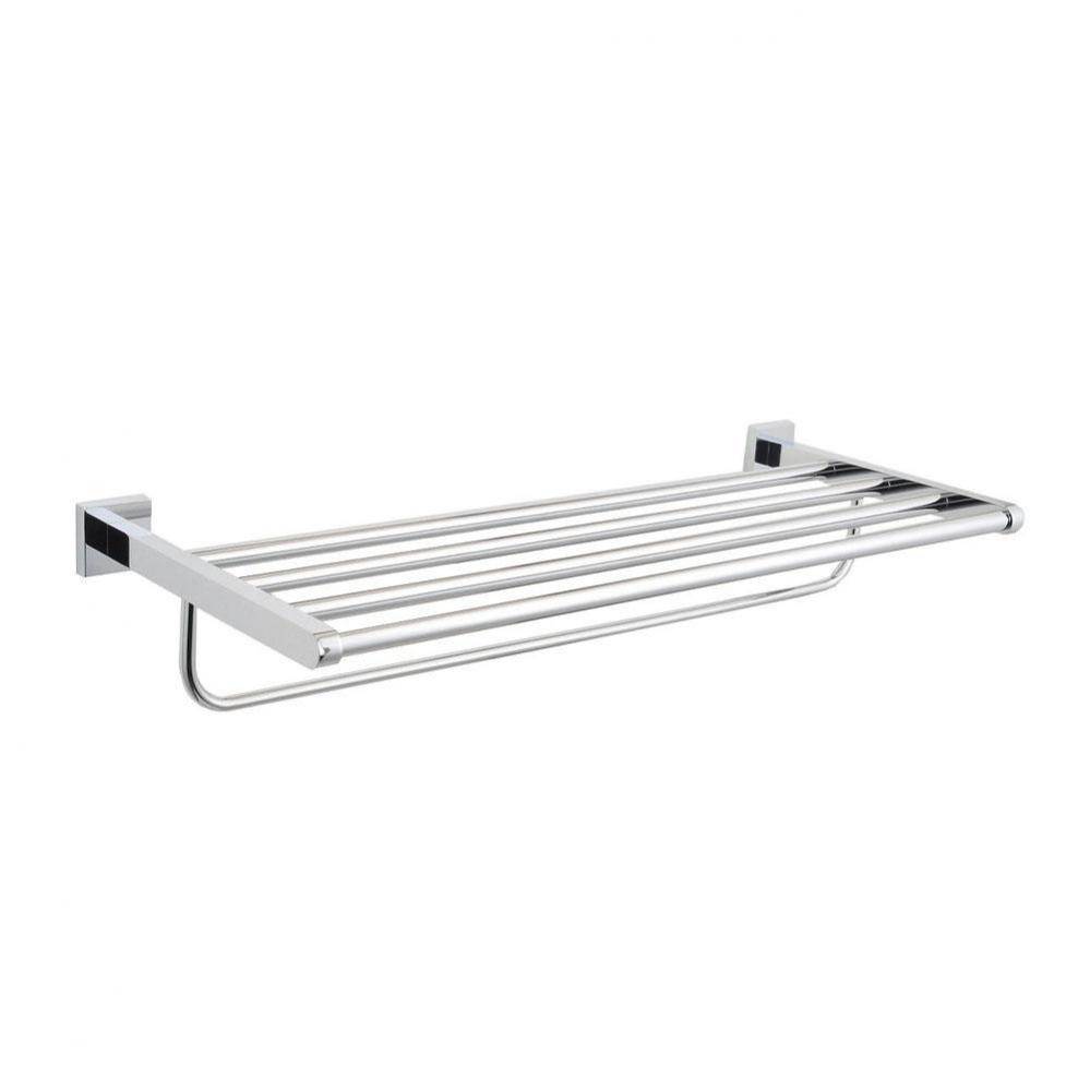 VERONA - Towel Shelf w/ Bar- Polished