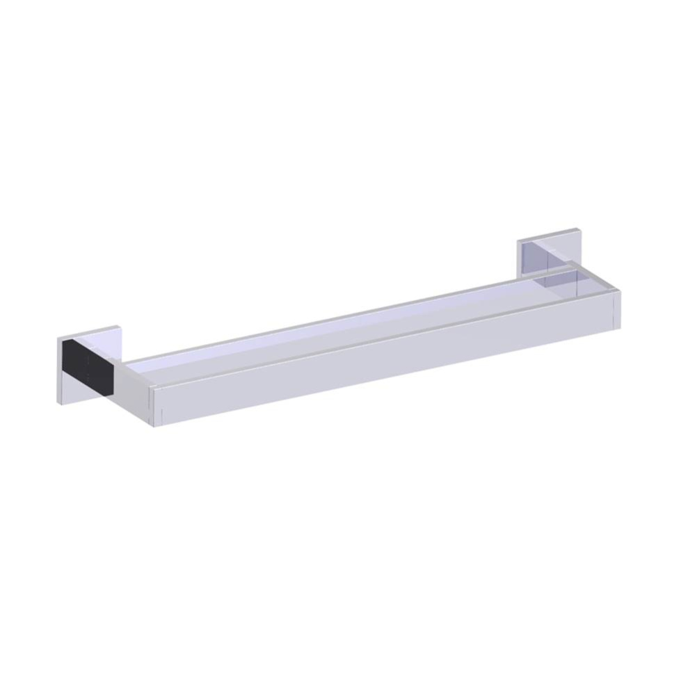 HAMBURG - 18-inch Double Bathroom Towel Bar -Polished Chrome