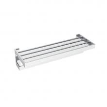 Kartners 232442 - BERLIN - Towel Shelf w/ Towel Bar 24''- Polished