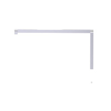 Kartners 24870624-99 - LONDON - 6-inch x 24-inch Offset Shower Door Handle -Polished Chrome