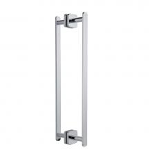 Kartners 2547824 - MILAN - 24'' Double Shower Door Handle  - Polished