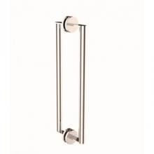 Kartners 3137812-99 - FRANKFURT - 12-inch Double Shower Door Handle-Polished Chrome