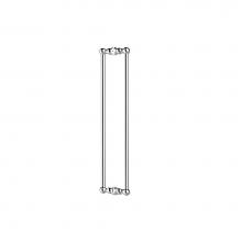 Kartners 3227818 - FLORENCE - 18'' Double Shower Door Handle- Polished