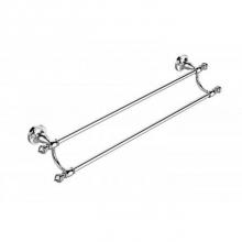 Kartners 351242-35 - LYON - 24-inch Double Bathroom Towel Bar-Prosecco Bronze