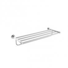 Kartners 366442-99 - CIRCO KNURLED - Towel Shelf-Polished Chrome