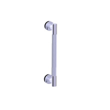 Kartners 3667512-12 - CIRCO KNURLED - 12-inch Single Shower Door Handle-Polished Gold