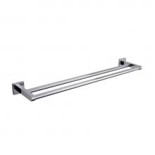 Kartners 388242-99 - VERONA - Double Towel Bar 24'' - Polished Chrome