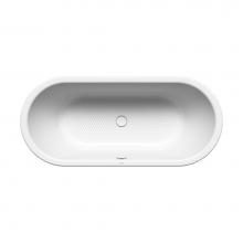 Kaldewei 282714000001 - Heavy Gauge Titanium Steel Enamel Centro Duo Oval Bathtub - Model 127