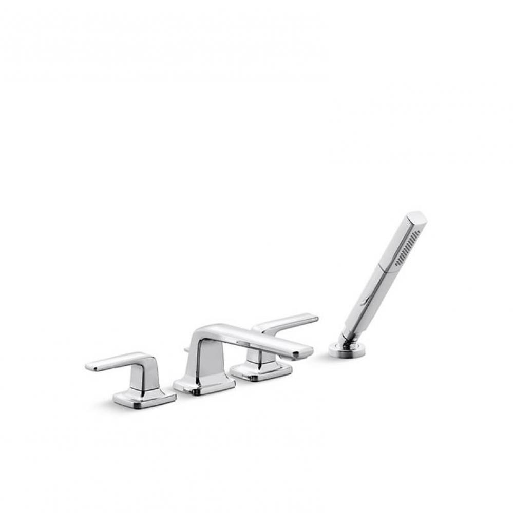 Per Se® Deck-Mount Bath Faucet W/ Diverter, Lever Handles