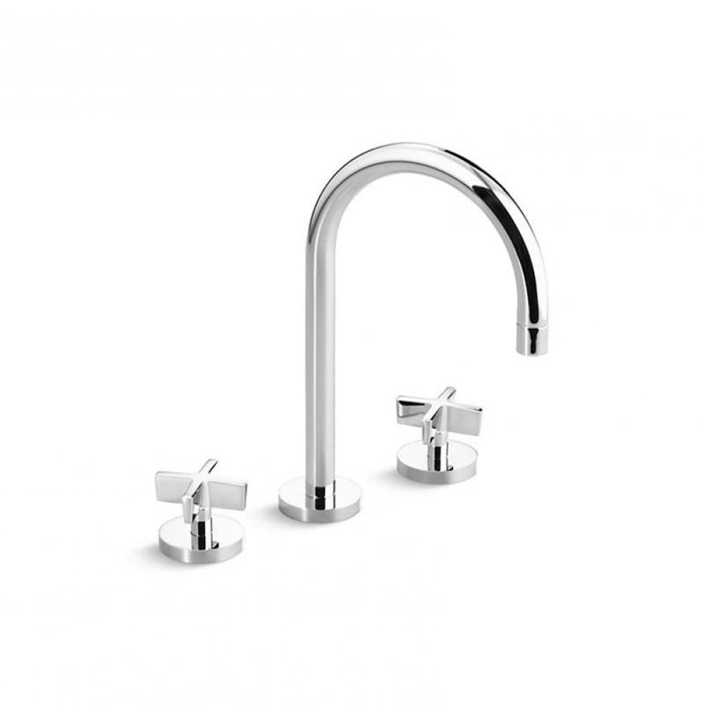 One™ Basin Set, Gooseneck, Cross Handle