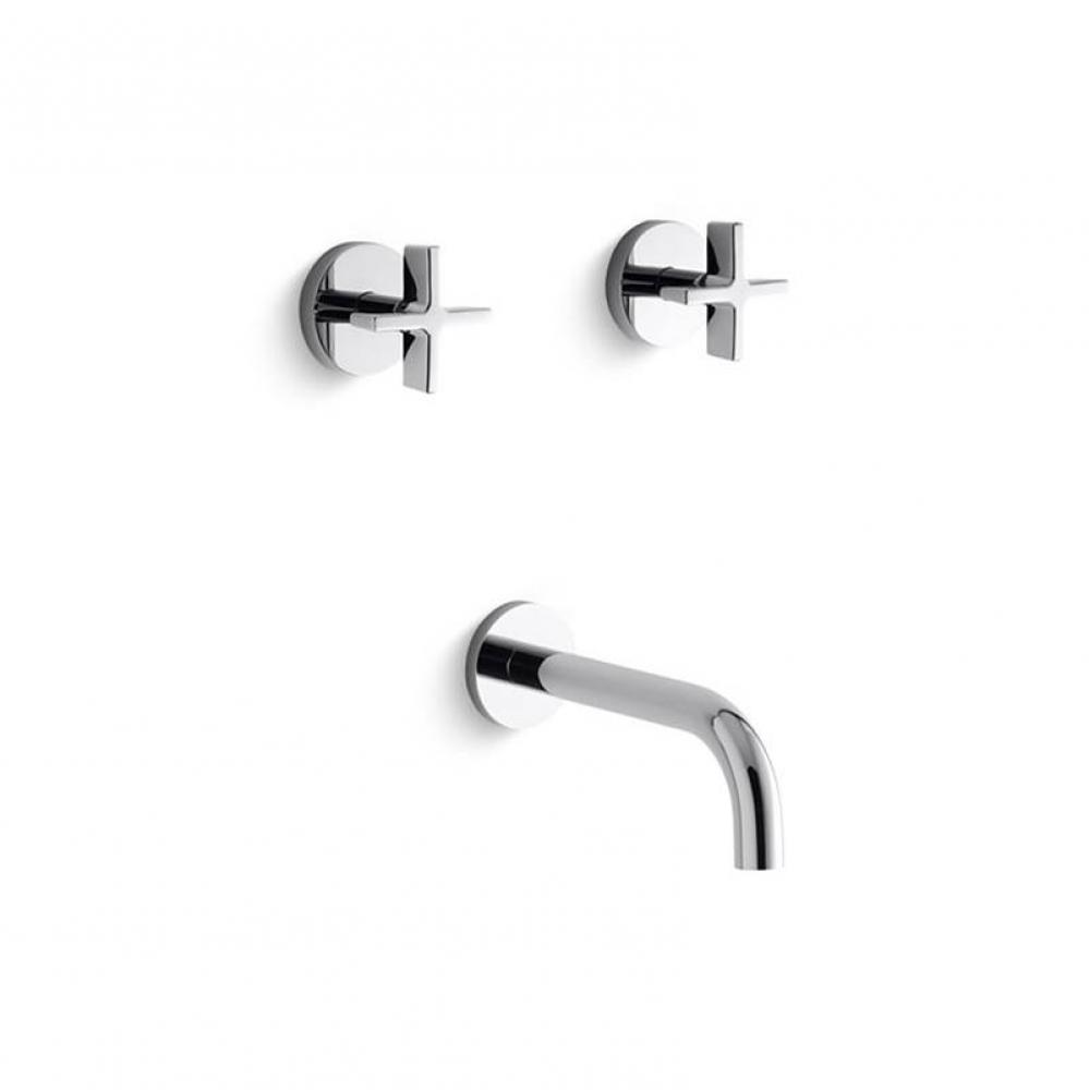 One™ Wall-Mount Bath Faucet, Cross Handles