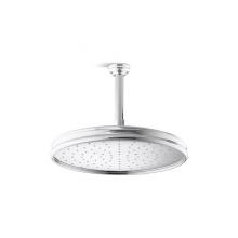 Kallista P21511-00-AG - Traditional Large Rain Showerhead, 12'' (2.5 Gpm)