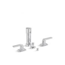 Kallista P24735-LV-AG - Per Se® Bidet Faucet Set, Lever Handles