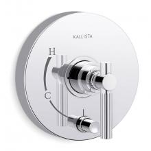 Kallista P21376-LV-CP - Central Park West™ Pressure Bal W/Div Lv