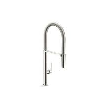 Kallista P23174-SN-VS - Juxtapose® Semi-Pro Faucet W/ Po Spray