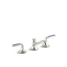 Kallista P25054-CBW-AD - Script® Sink Faucet, Low Spout, Blue Wave Lever Handles