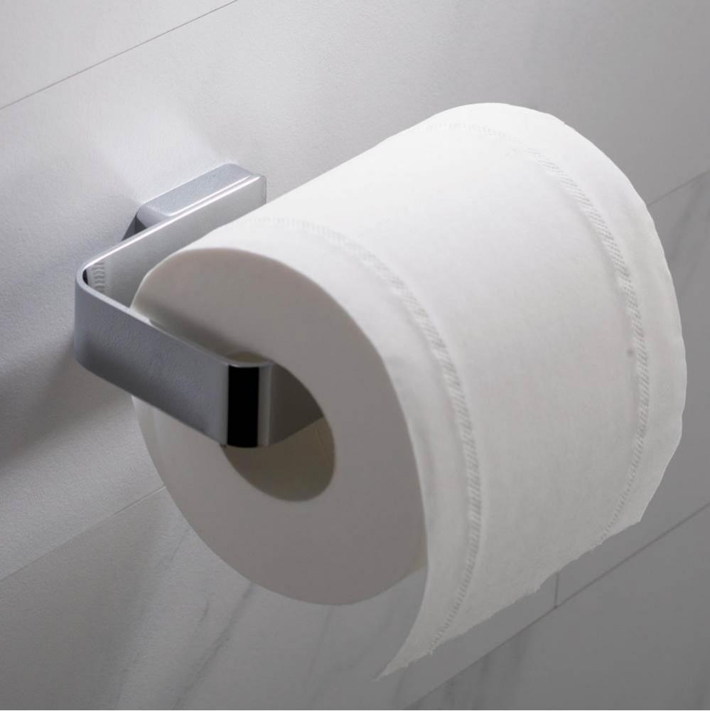 Stelios Bathroom Toilet Paper Holder, Chrome Finish