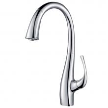 Kraus KPF-1675CH - Ansel Dual Function Pull-Down Kitchen Faucet, Chrome Finish