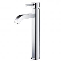 Kraus FVS-1007CH - Ramus Tall Vessel Bathroom Faucet, Chrome Finish