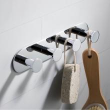 Kraus KEA-18804CH - Elie Bathroom Robe and Towel Hook Rack with 4 Hooks, Chrome Finish