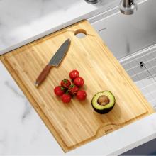 Kraus KCB-WS103BB - KRAUS Workstation Kitchen Sink 12 in. Solid Bamboo Cutting Board